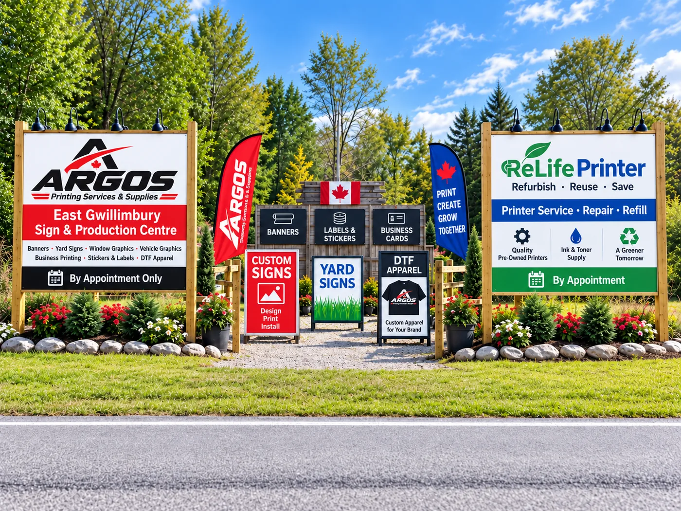 Illustrative East Gwillimbury production and service concept