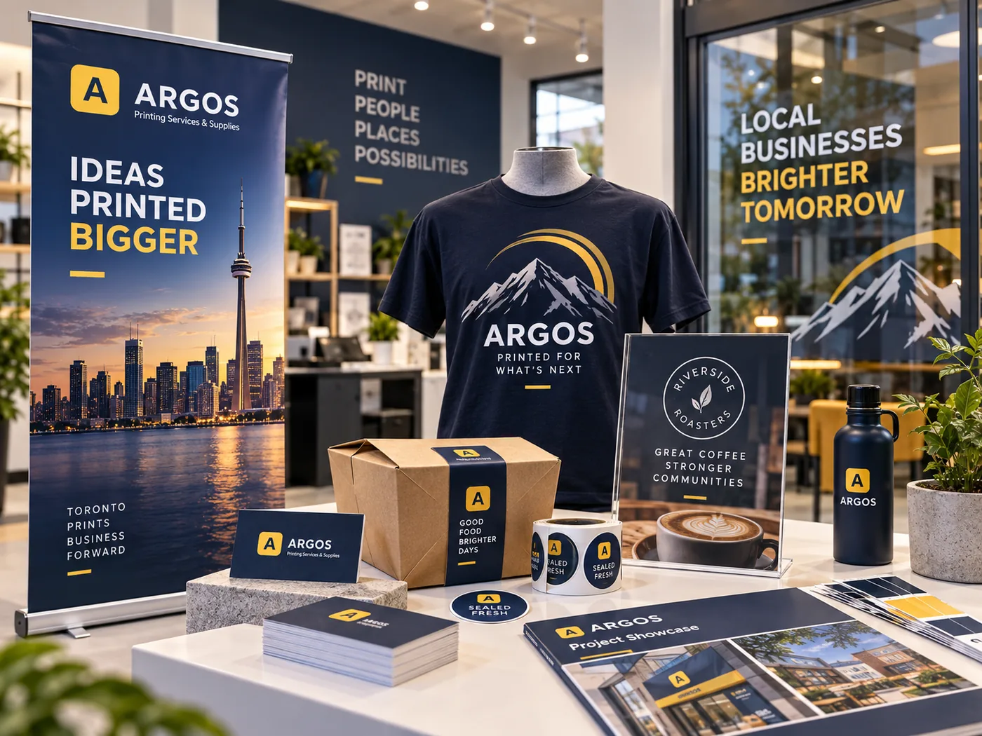 Illustrative sign and display graphics