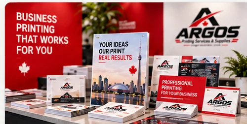 Illustrative commercial print presentation